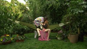Squirt on that cock while you are on hammock!