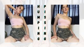 Humping but pissing