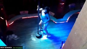 deejay booth blowjob - stripper geraldine sucks my cock