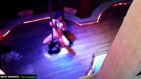 deejay booth blowjob - stripper geraldine sucks my cock
