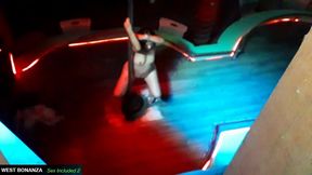 deejay booth blowjob - stripper geraldine sucks my cock