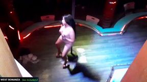 deejay booth blowjob - stripper geraldine sucks my cock