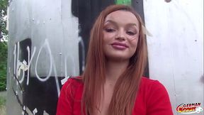 GERMAN SCOUT - MEGA FICK MIT ROTHAARIGER DAPHNE MIT SQUIRT DEEPTHROAT BEI FAKE MODEL CASTING