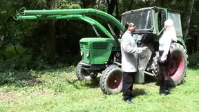 Sexy blonde fucked outdoor in her big ass