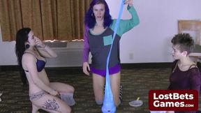 Newbies explore naked for the first time