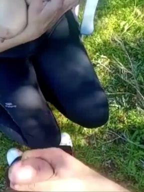 The fact cummed in the face