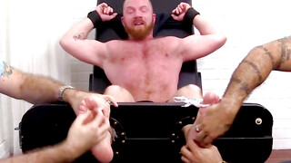 Redheaded Hunk Red Gets Tickled Tortured - Red