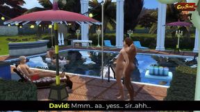 Lost Twink Got Fucked and Shared Among Rich Older Daddies