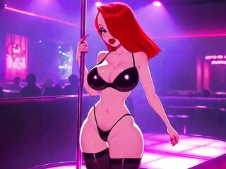 Jessica from Who Framed Roger Rabbit Striptease! Teasing Bib Melons Ai Free