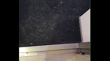 Walk out of the room wearing only underwear and high heels