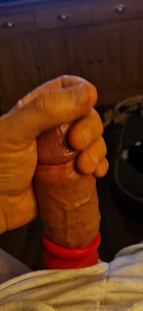 Walking my cock