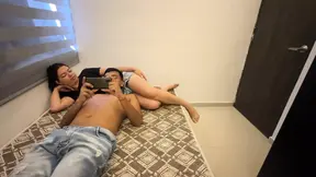 While Watching Movies We Hear Our Parents Fucking Hard &mdash;  We Get Horny and End up Having Good Sex