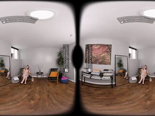 VR Bangers Excited Nympho Anya Olsen Drilled On A Table At A Sexologist In VR Porn