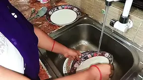 Dirty talk with a beautiful Bangladeshi housemaid