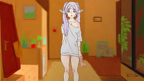 Voluptuous Anime Goddess Rides Hard, Groaning Through Pulse-Pounding Beat Drops