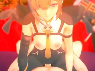 Zenless Zone Zero - Concupiscent Evelyn Squirting Everywhere During the time that Taking a Unfathomable Creampie - CG Comics Animations