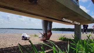 Outdoor Shoeplay (Superstart &amp; Fishnets)
