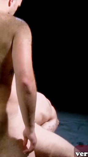 Hairy gay bears fuck each other anal without a condom   Clip 2