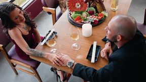 a petite beauty kali godess gave her anus to a groom with a monster cock flx071