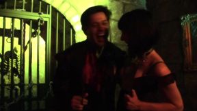Sexual threesome Stacey Saran and Sofia Valentine are horny and get their ass fucked