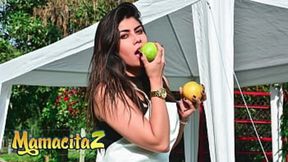 Pedro drills Latina teen hottie Carmen Lara, rough and dirty like carne del mercado