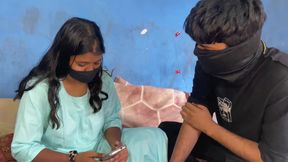 Stepsister and brother Fuck brother give a best gift for stepsister