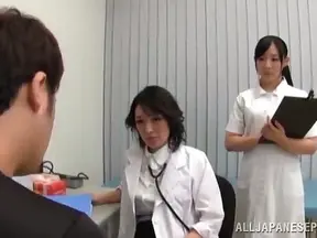 Friendly Japanese Nurses Offer Patient Unforgettable Hardcore Pleasure
