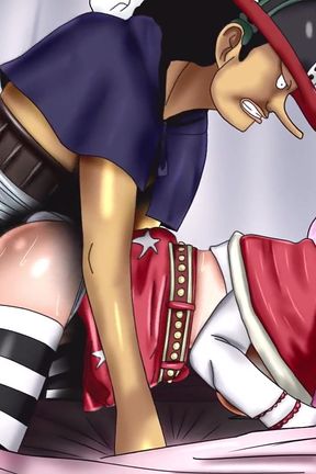 Sanji X Nami,usopp X Perona,zoro X Robin,(one Piece)