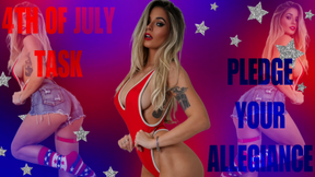 4th of July Task: Pledge Your Allegiance