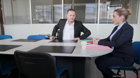 Hung Ian Scott destroys the asshole of his big boobs big booty manager Eloa Lombard