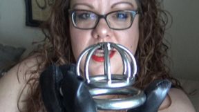 Chastity cage cruelty-smaller cage