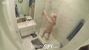 Sneaky Nanny Anastasia Knight Caught Naked Under The Shower - porn hd