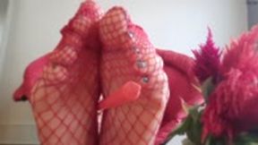 Risky Jizziness: Morning Foot Gooning POV