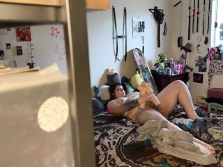 SPYING ON YOUR TRANS STEP-SISTER