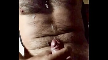 Hairy powerful cumshots