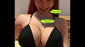 size change giantess comic