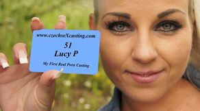 Lucy's first porn casting