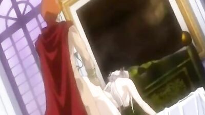 Helpless anime girl gets her holes stretched by tentacle monster's massive dicks