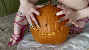 Evil girlfriend smashes your pumpkin