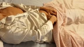 The hot wife wakes up already horny and fingering herself, she definitely needs to be fucked more and more often...