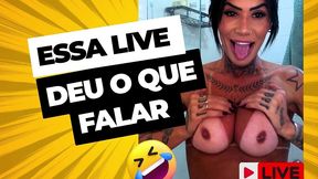 entrei em uma transmissao antes das gravacoes e vejam o que deu