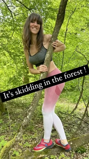 Real homemade amateur blowjob and doggy fuck in the forest