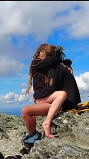 Sex on a mountain top in Norway - RosenlundX - Vertical
