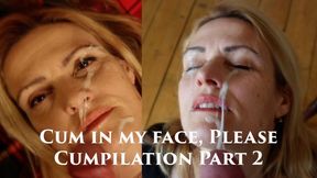 Cum on my face please - Cumpilation Part 2