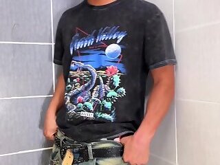 You and I snuck into the bathroom so I could give you a shot of your favorite drink