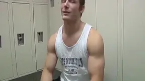 Stripped Muscle Hunk Showers