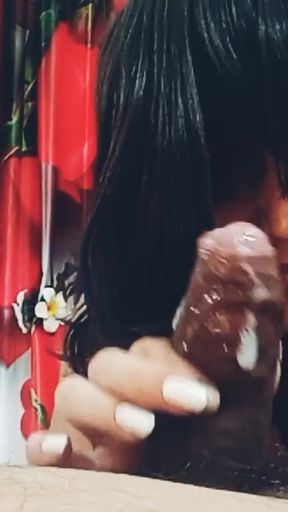 Captivating moment from "The First Touch of My Tongue"