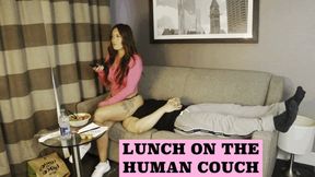 Goddess Jordyn - Eating Lunch On The Human Couch - {HD 1080p}