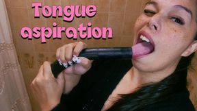 Tongue aspiration