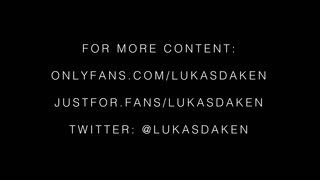 Muscle jock stretches and fucks his ass with Pepsi bottle